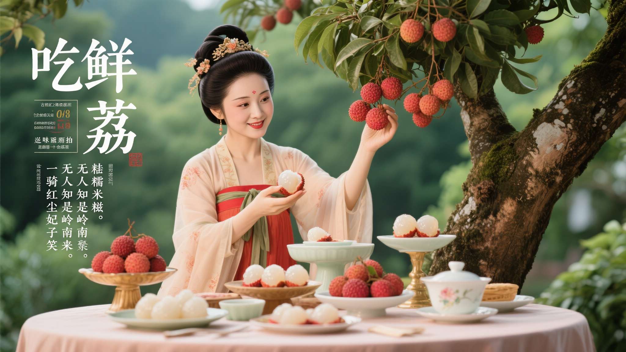 杨贵妃吃荔枝的故事视频 杨贵妃吃荔枝的故事视频